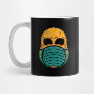 Skull with mask Mug